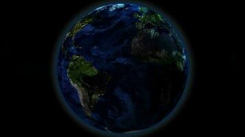aarde planeet geanimeerd video