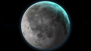 lune planète Animé video