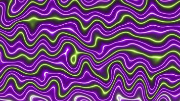 glowing neon line wave background animation video