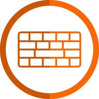 Brickwall  Vector Icon Design