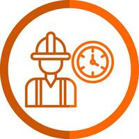 Working  Vector Icon Design