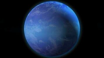 Neptune planet animated video