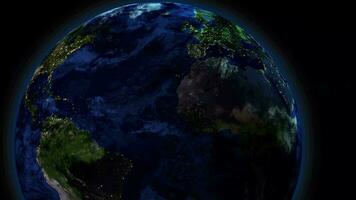Erde Planet animiert video