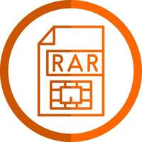 Rar  Vector Icon Design