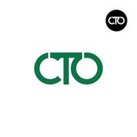 Letter CTO Monogram Logo Design vector