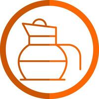 Coffee Pot Vector Icon Design