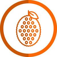 Jackfruit Vector Icon Design