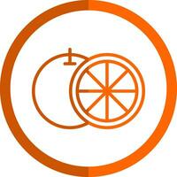 Grapefruit Vector Icon Design