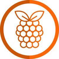 Raspberry Vector Icon Design