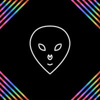 Alien Face Vector Icon