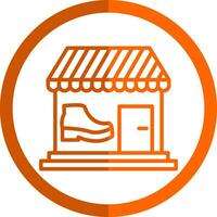 Shoe shop  Vector Icon Design