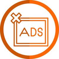 Remove ads  Vector Icon Design