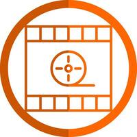 Film Reel  Vector Icon Design