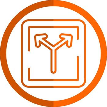 Split Vector Icon Design