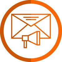 Email marketing Vector Icon Design