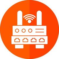 Wifi Router  Vector Icon Design