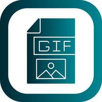 Gif  Vector Icon Design