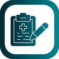 Medical Record  Vector Icon Design