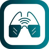 Smart Glasses  Vector Icon Design