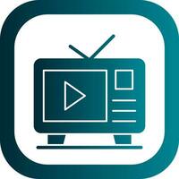 Television  Vector Icon Design