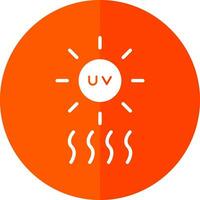 uv vector icono diseño