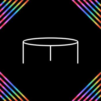 icono de vector de taburete