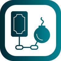 Debt Vector Icon Design