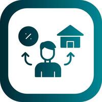 Mortgage Vector Icon Design