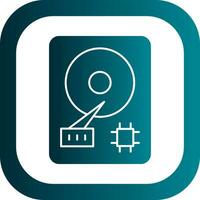 Hard Disk  Vector Icon Design