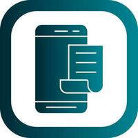 Mobile File  Vector Icon Design