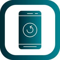 Mobile Refresh  Vector Icon Design