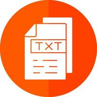 TXT vector icono diseño