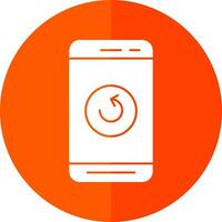 Mobile Refresh  Vector Icon Design