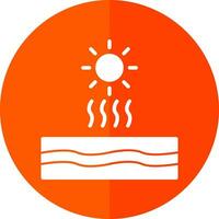 diseño de icono de vector de sol