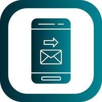 Send Mail  Vector Icon Design