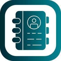 Contact Book  Vector Icon Design