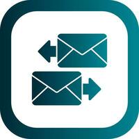 Exchange Mails  Vector Icon Design
