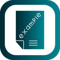 Example  Vector Icon Design