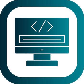 Coding Vector Icon Design