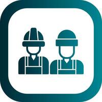 Workers  Vector Icon Design