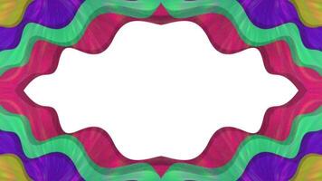 Colorful background with frame. abstract motion background. liquid gradients video. video