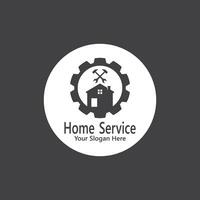 hogar Servicio construcción logo vector modelo