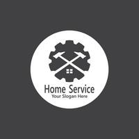 hogar Servicio construcción logo vector modelo