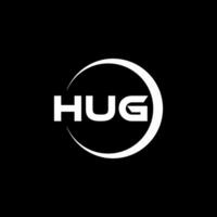 HUG Logo Design, Inspiration for a Unique Identity. Modern Elegance and Creative Design. Watermark Your Success with the Striking this Logo. vector