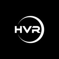 HVR Logo Design, Inspiration for a Unique Identity. Modern Elegance and Creative Design. Watermark Your Success with the Striking this Logo. vector