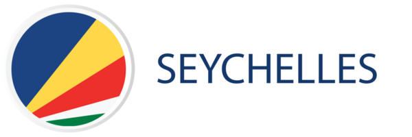 Seychelles flag in button web. png