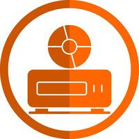 Dvd Player  Vector Icon Design