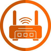 Router  Vector Icon Design