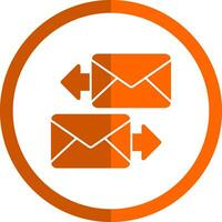 Exchange Mails  Vector Icon Design