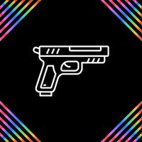 icono de vector de pistola